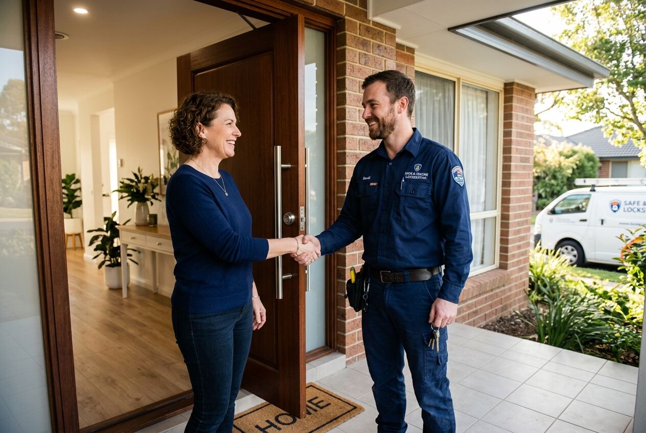 Customer satisfied with locksmith phoenix service